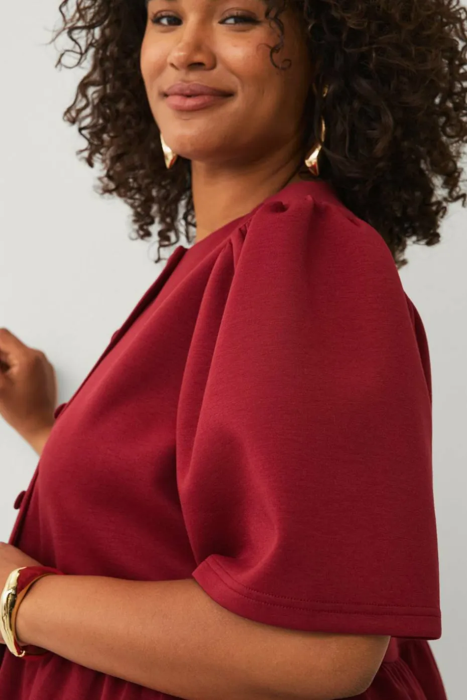 Ellos Plus collection Topp med peplum