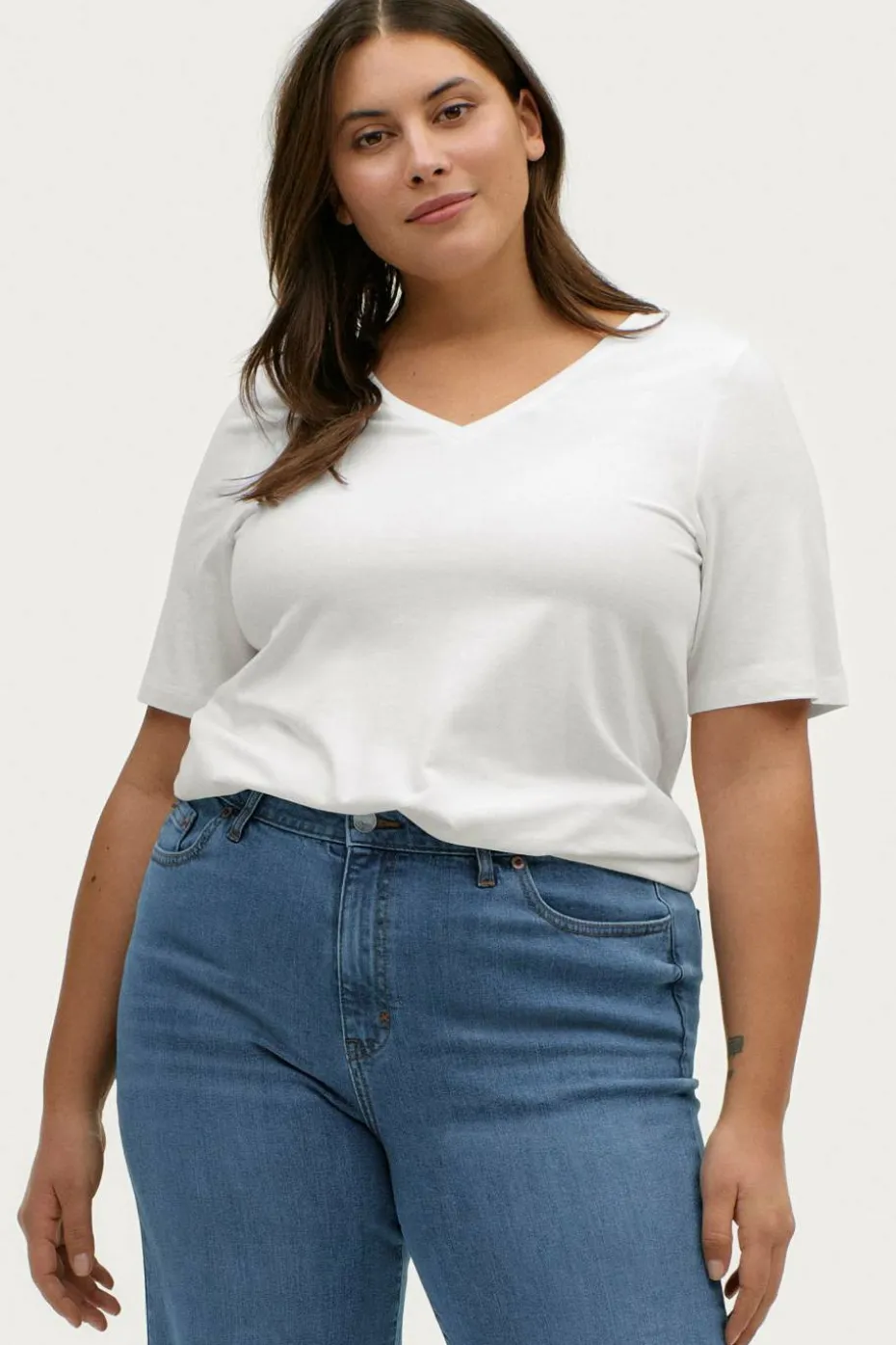 Ellos Plus collection Topp med v-hals