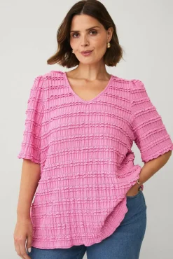 Ellos Plus collection Topp med blondedetaljer