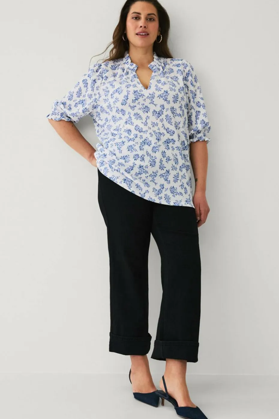 Ellos Plus collection Topp med puffermermer
