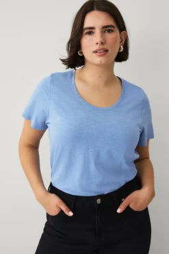 Ellos Plus collection Topp med rund hals