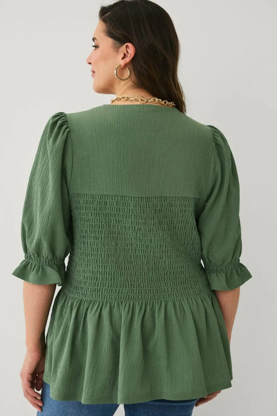 Ellos Plus collection Topp med vaffelsøm