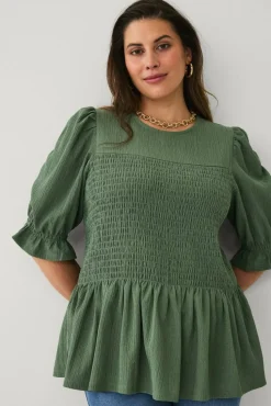 Ellos Plus collection Topp med vaffelsøm