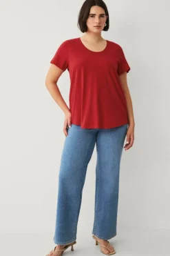 Ellos Plus collection Topp med rund hals