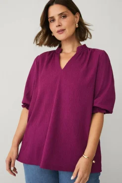 Ellos Plus collection Topp med puffermermer