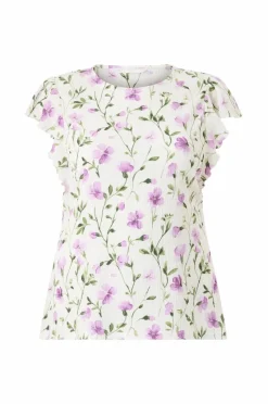 Ellos Plus collection Topp med volangermet