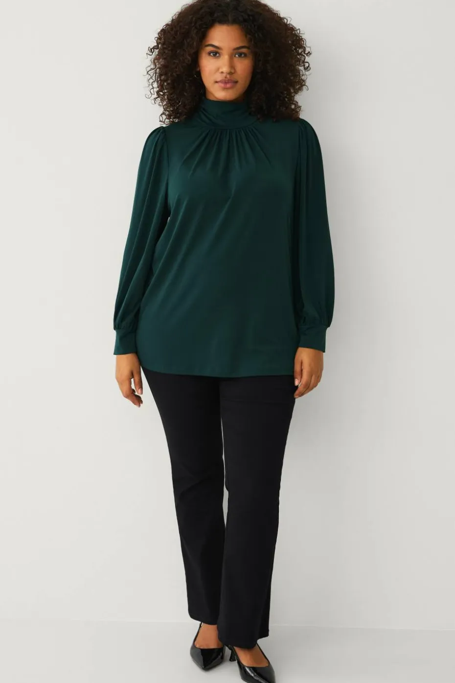 Ellos Plus collection Topp med puffermermer