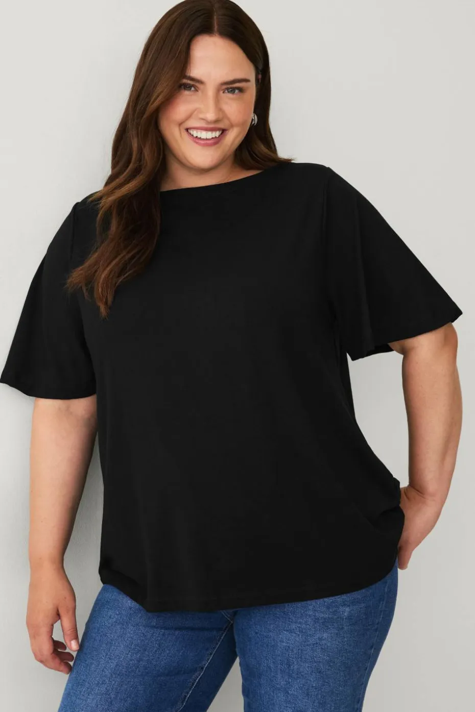 Ellos Plus collection Topp med båthals