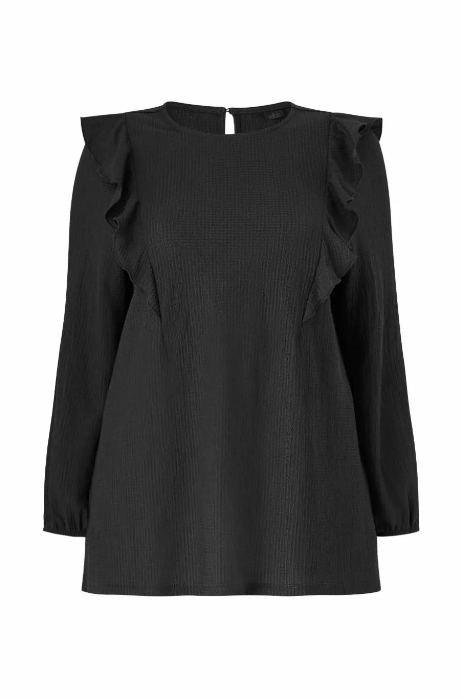 Ellos Plus collection Topp med volanger og ballongermer