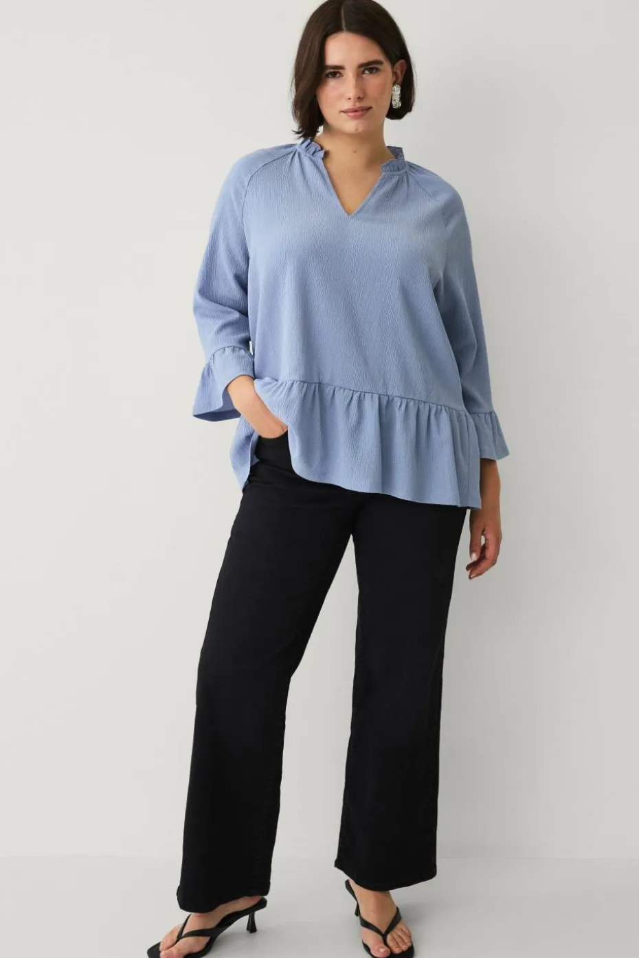 Ellos Plus collection Topp i strukturert jersey