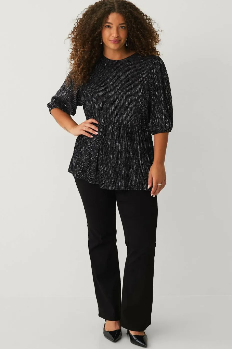 Ellos Plus collection Topp med puffermer