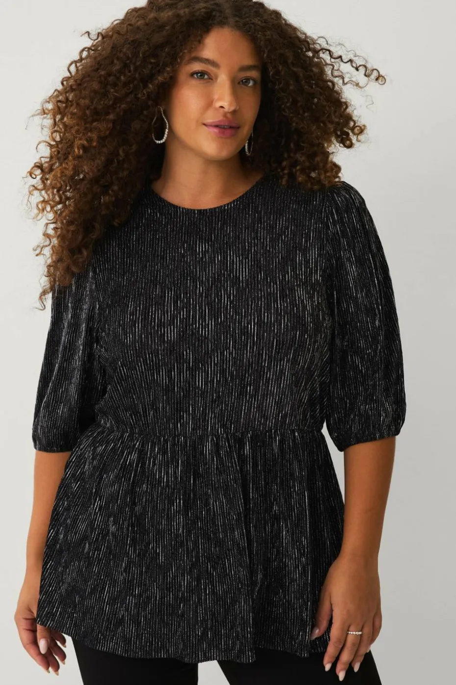 Ellos Plus collection Topp med puffermer