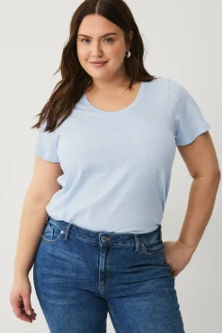 Ellos Plus collection Topp med rund hals