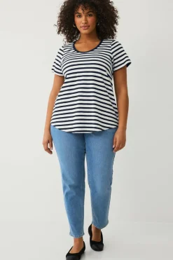Ellos Plus collection Topp med rund hals