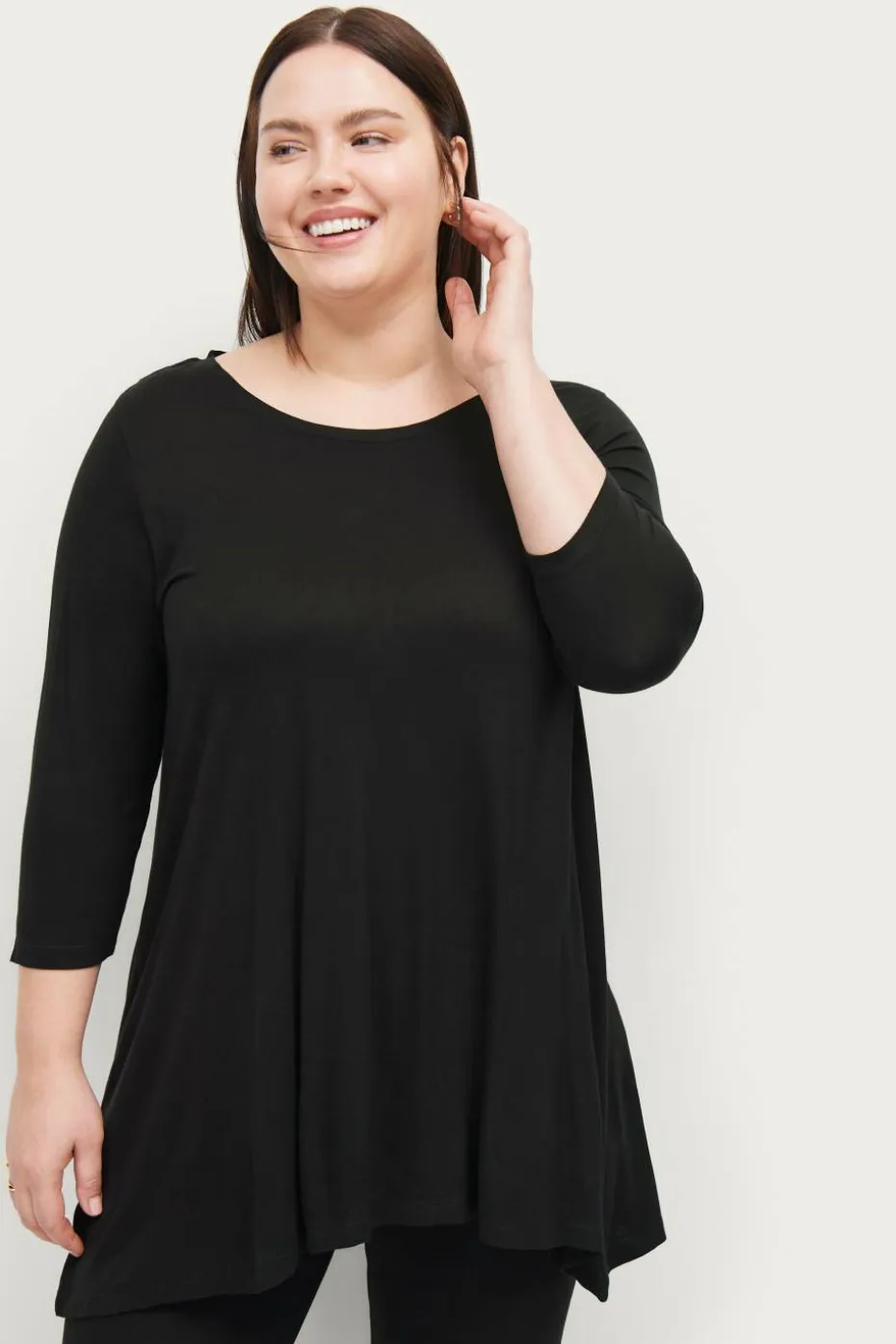 Ellos Plus collection Tunika i viskose jersey