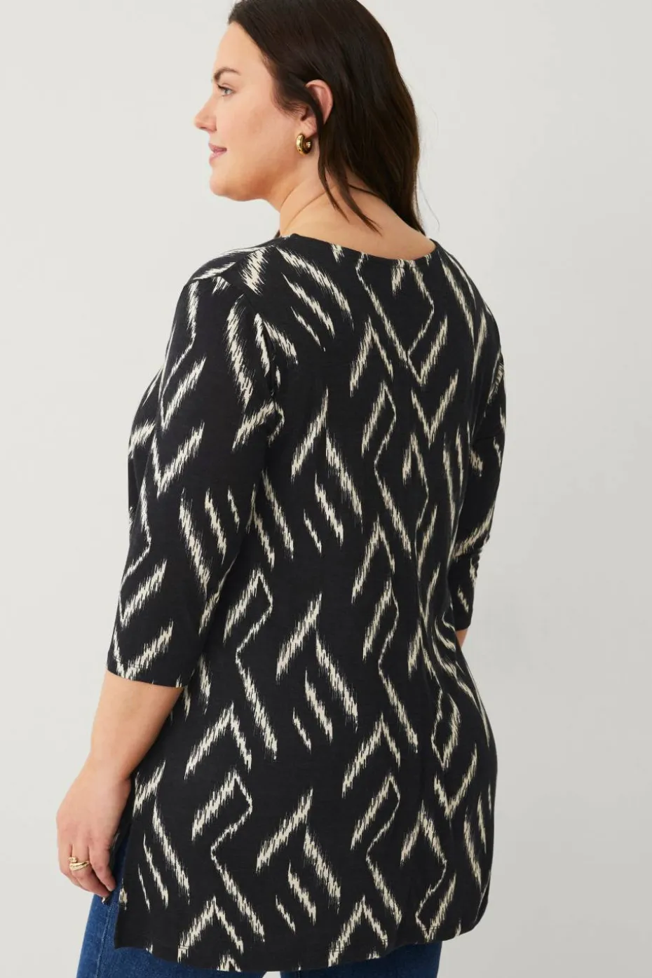Ellos Plus collection Tunika med 3/4 lange ermer