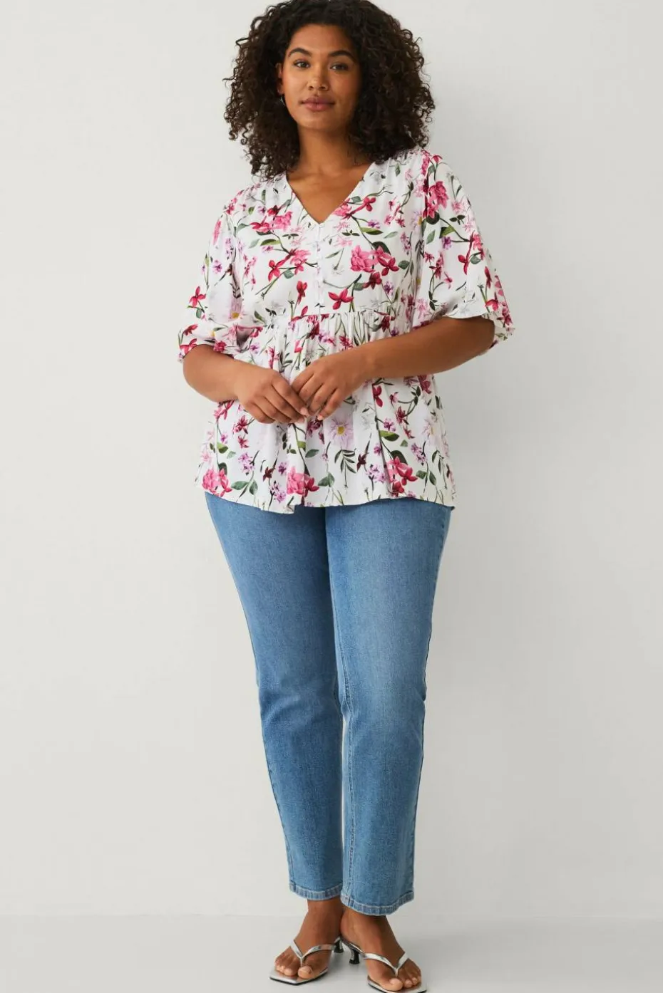 Ellos Plus collection Tunika med V-hals