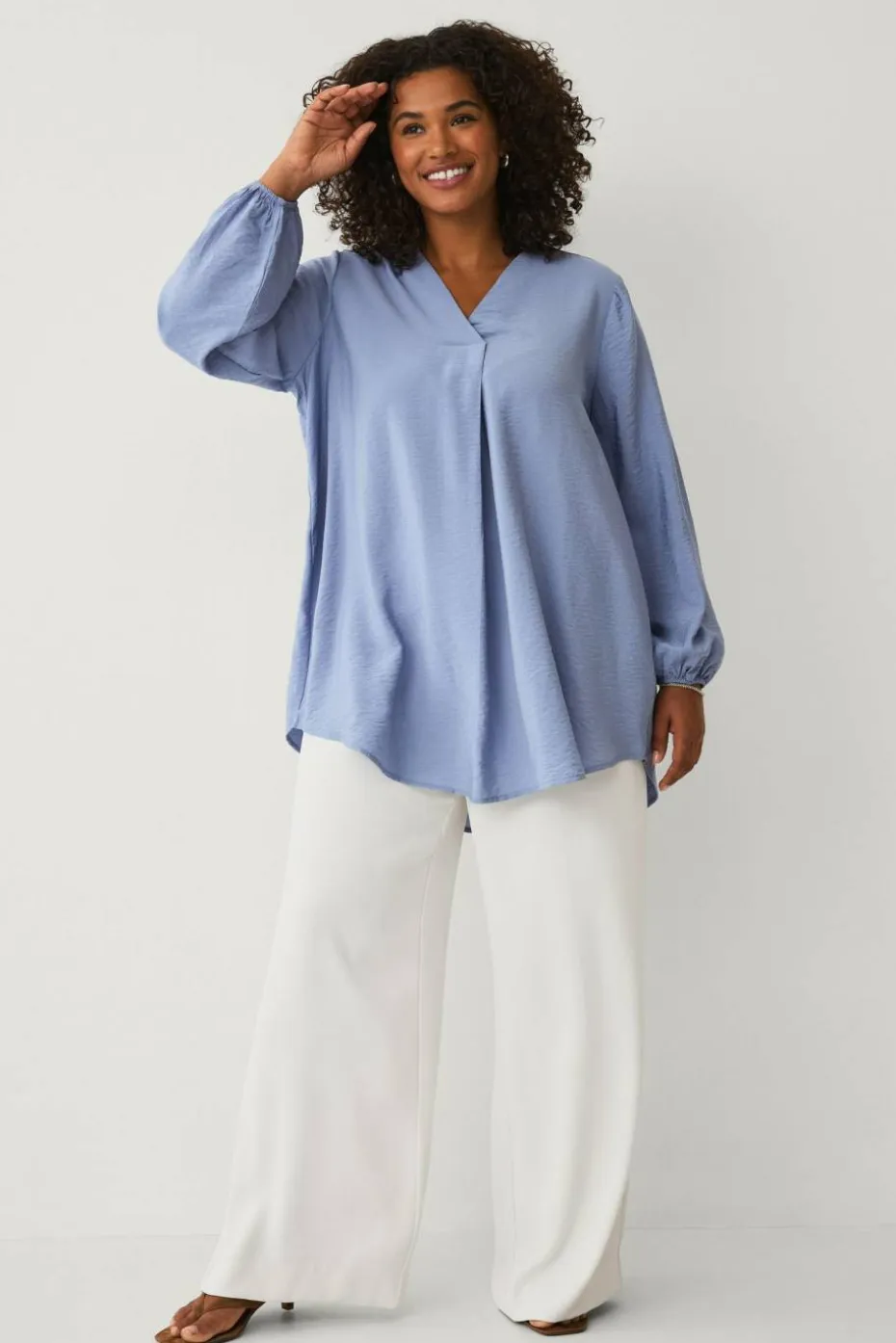 Ellos Plus collection Tunika med plissé detalj