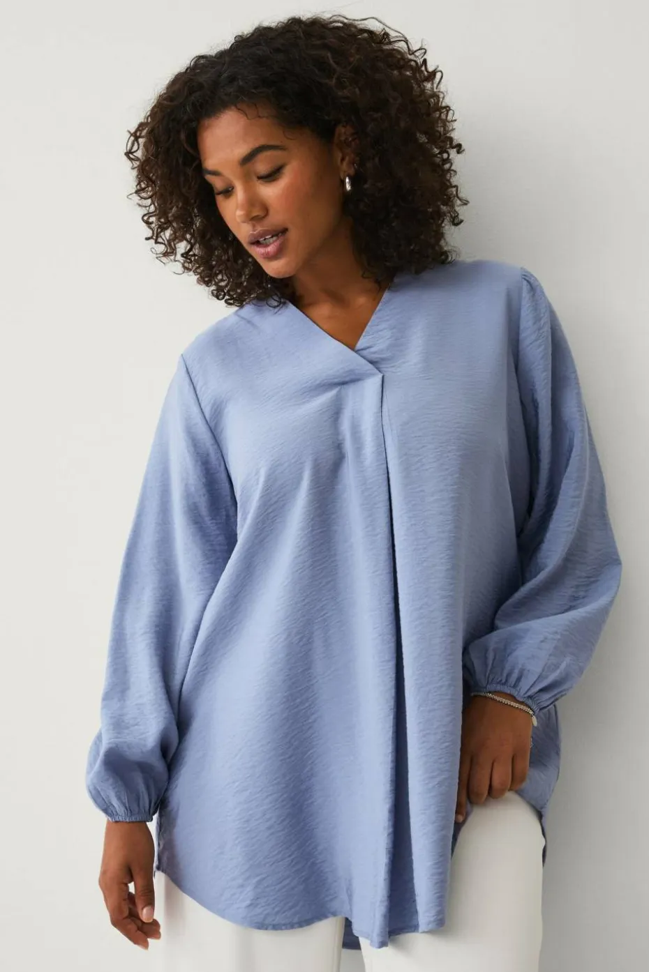Ellos Plus collection Tunika med plissé detalj