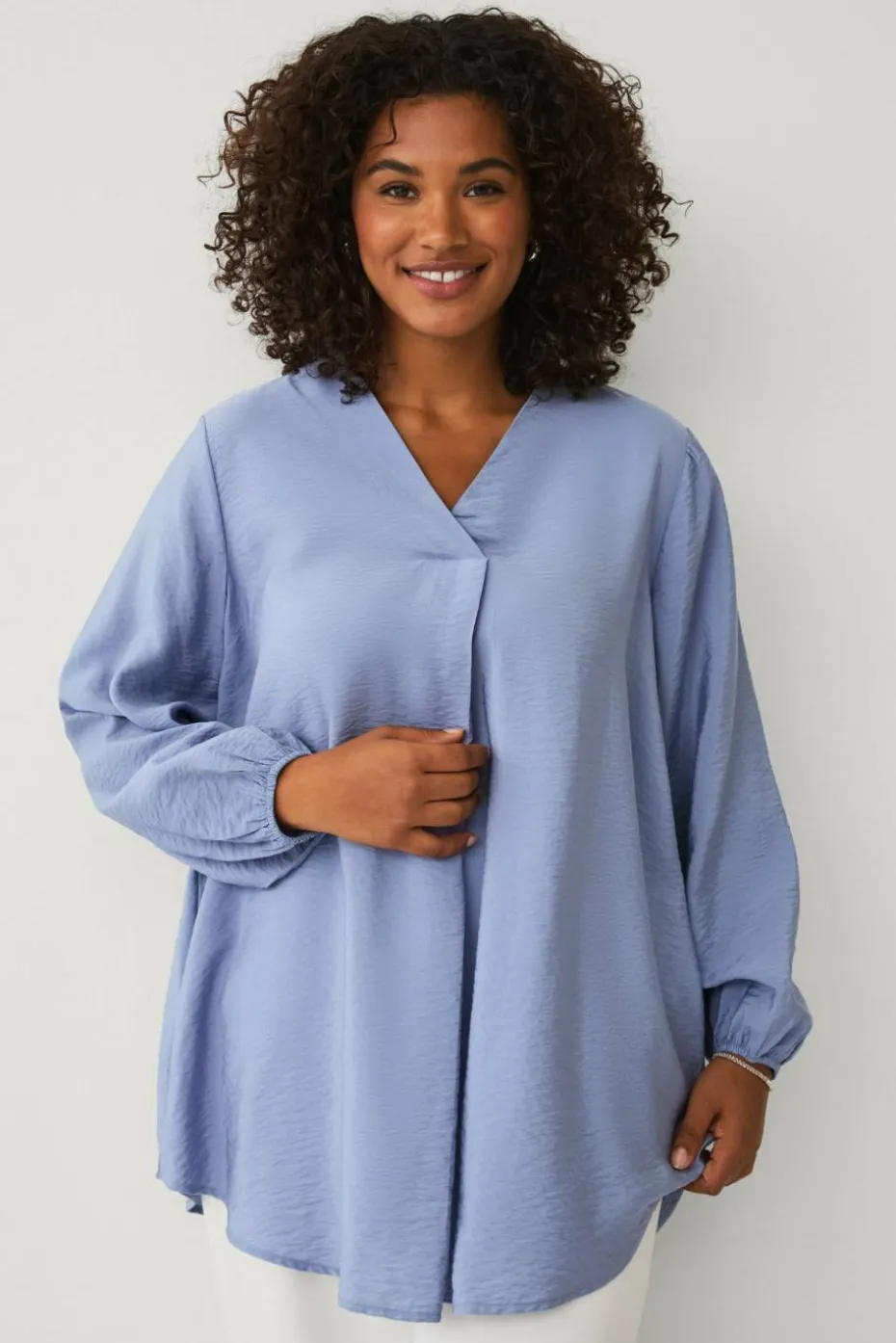 Ellos Plus collection Tunika med plissé detalj