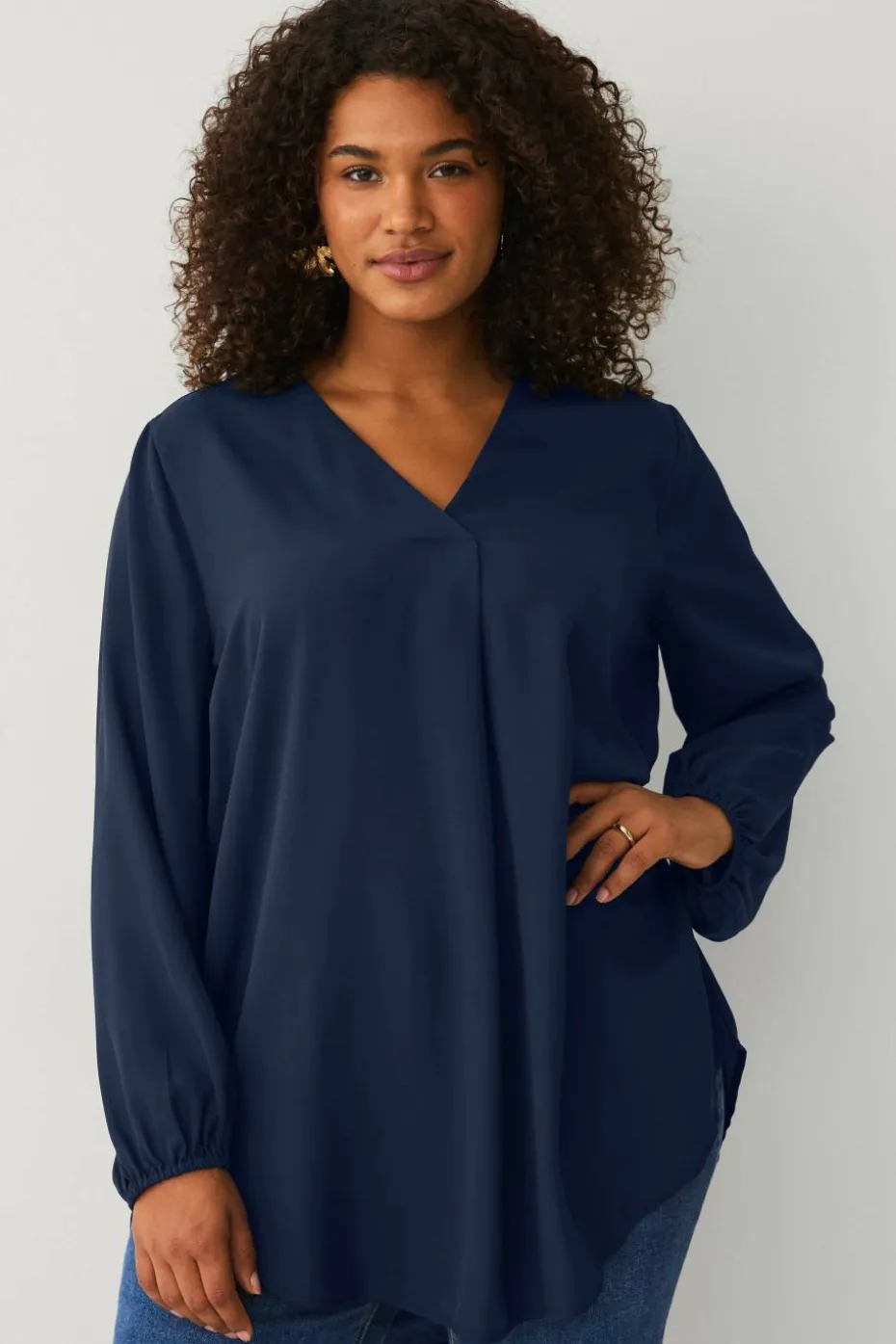 Ellos Plus collection Tunika med v-hals