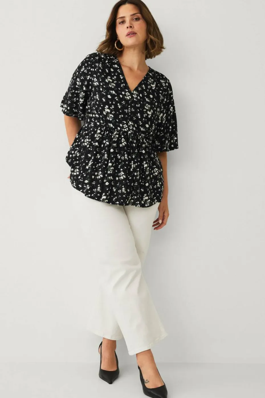 Ellos Plus collection Tunika med V-hals