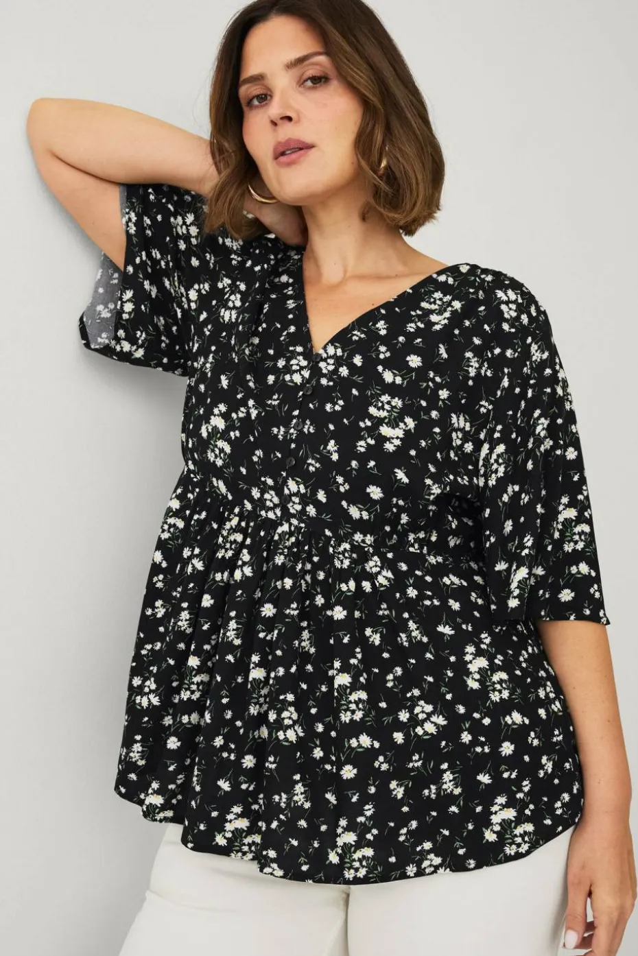 Ellos Plus collection Tunika med V-hals