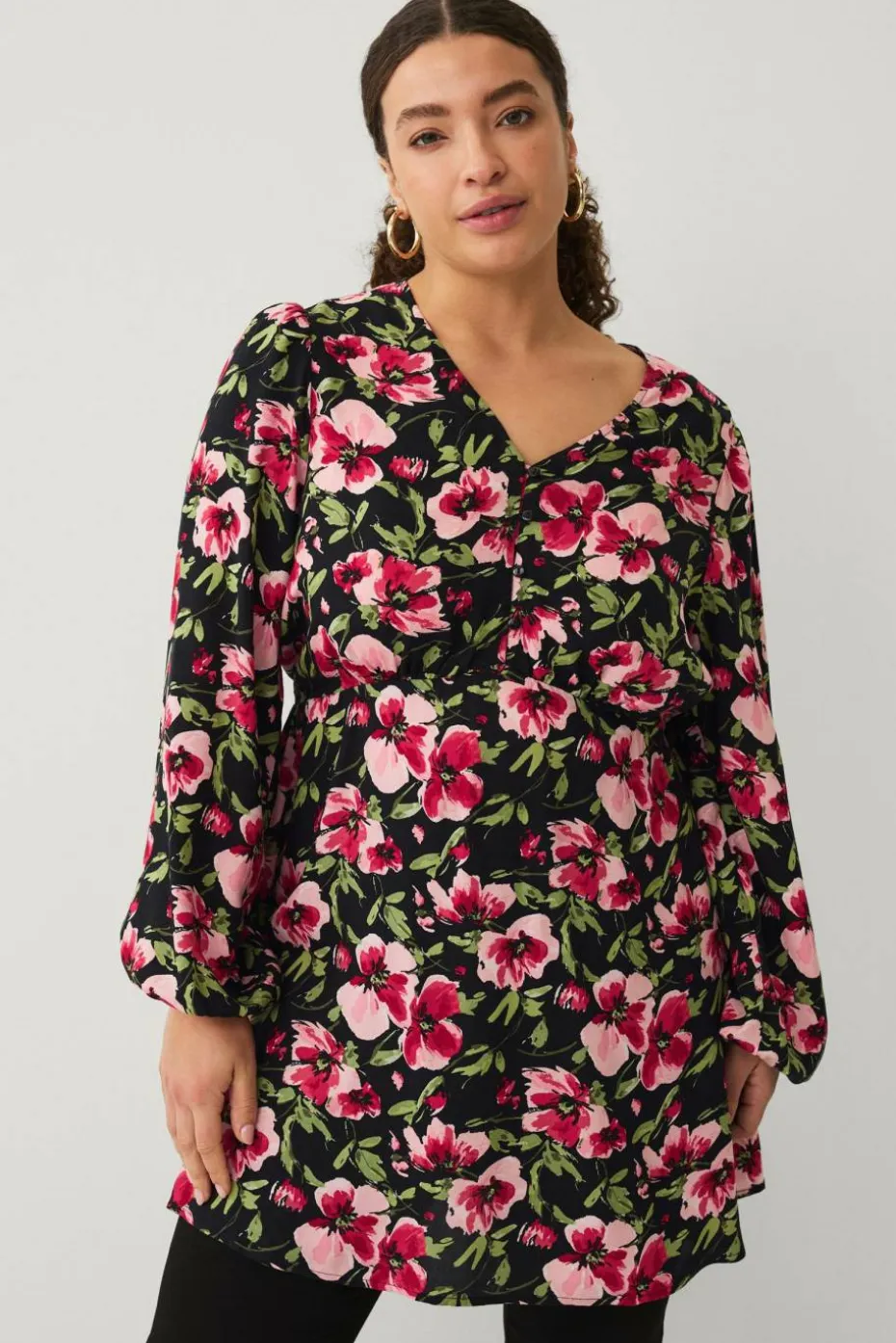 Ellos Plus collection Tunika med v-hals
