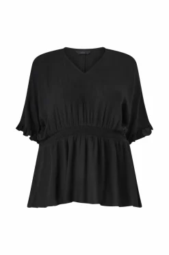 Ellos Plus collection Vevd tunika med v-hals