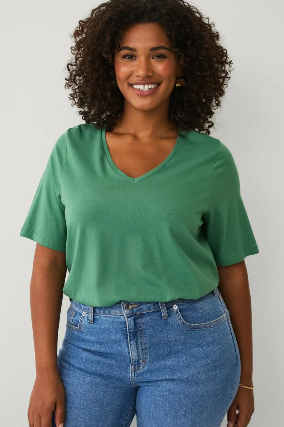 Ellos Plus collection V-formet topp