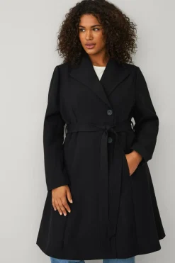 Ellos Plus collection Vårfrakk med et belte