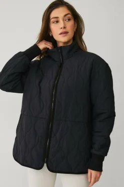 Ellos STUDIO Jakke Oversized Quilted Padded Jacket