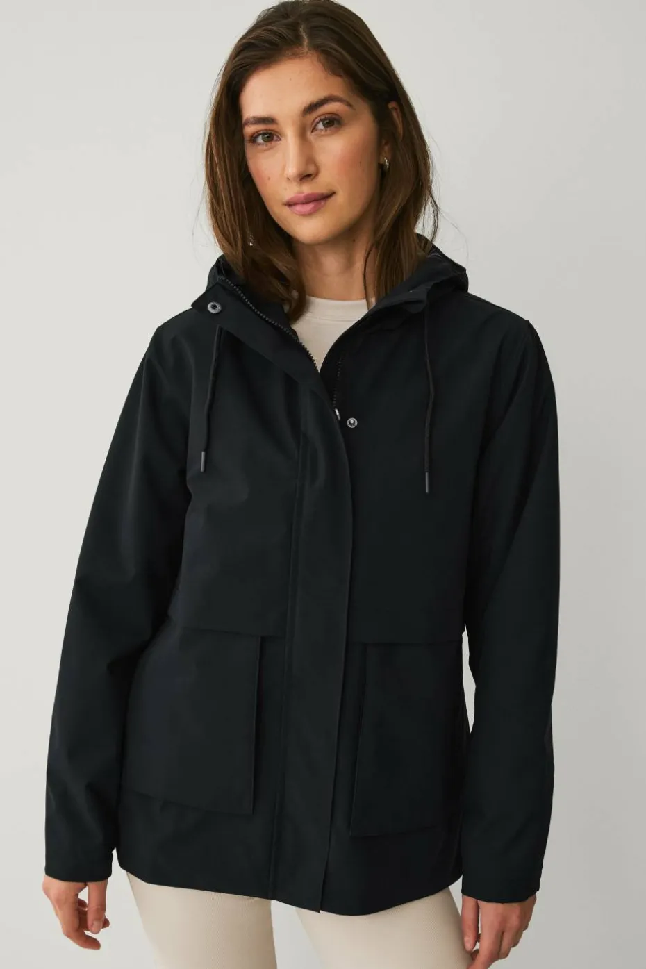 Ellos STUDIO Jakke WR Short Jacket W Hood