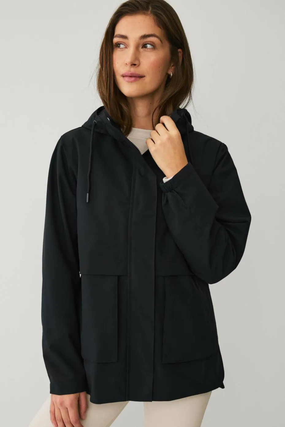 Ellos STUDIO Jakke WR Short Jacket W Hood