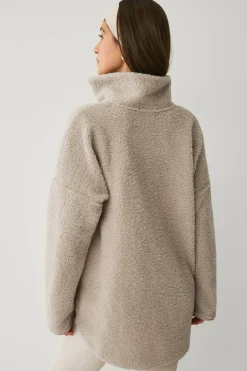 Ellos STUDIO Pullover Half Zip Pile Core