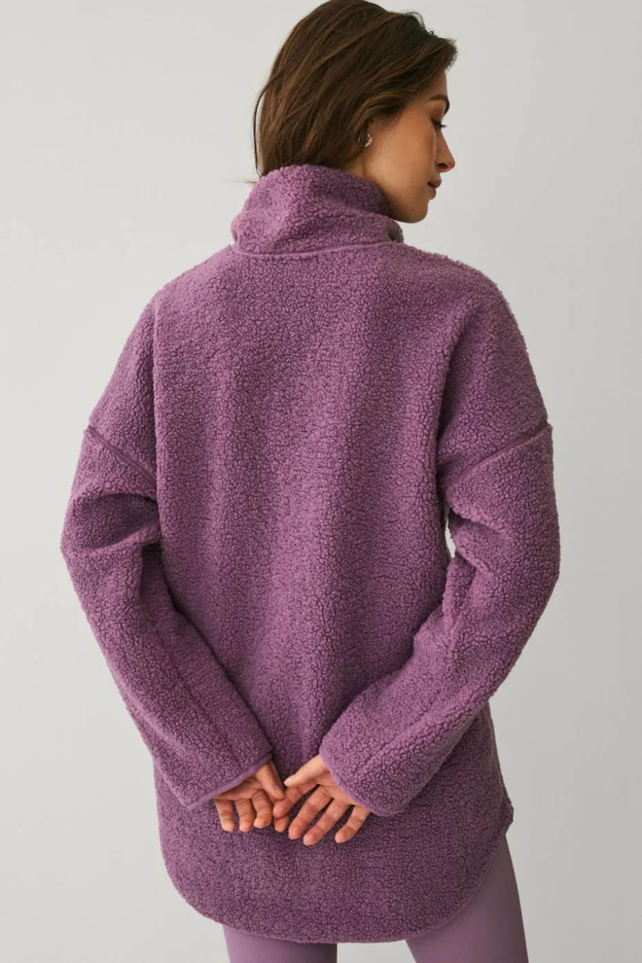 Ellos STUDIO Pullover Half Zip Pile Core