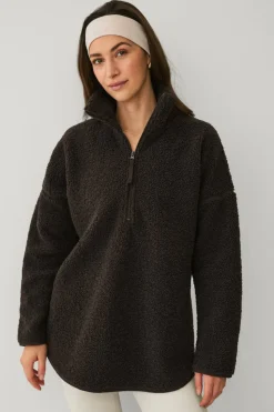 Ellos STUDIO Pullover Half Zip Pile Core