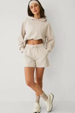 Ellos STUDIO Treningshettegenser Oversized Cropped Sweat Hoodie