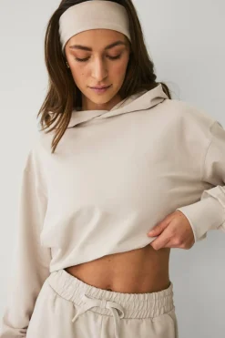 Ellos STUDIO Treningshettegenser Oversized Cropped Sweat Hoodie