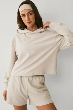 Ellos STUDIO Treningshettegenser Oversized Cropped Sweat Hoodie