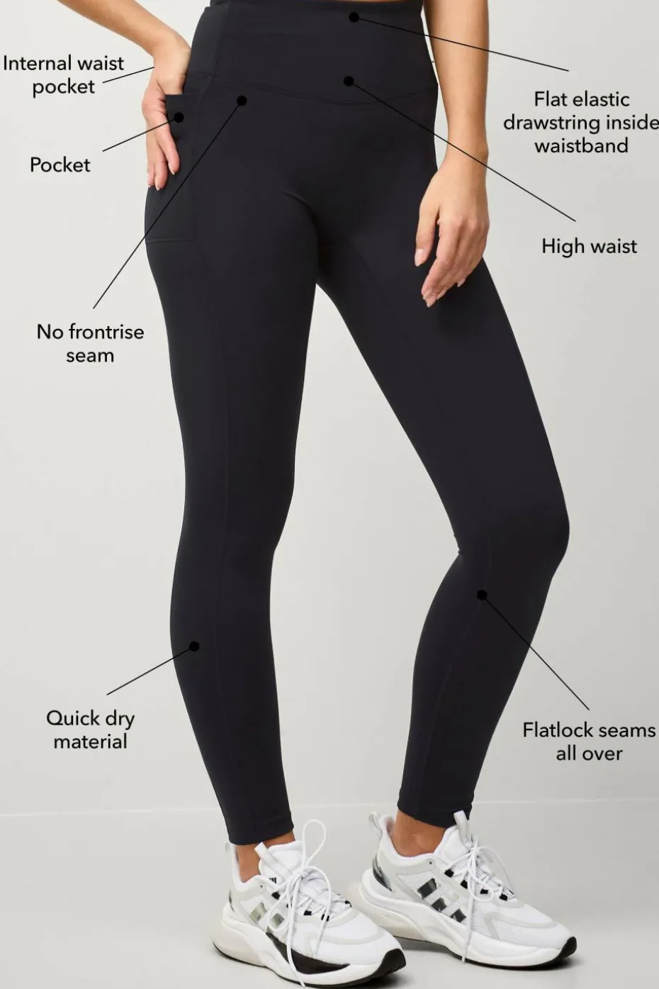 Ellos STUDIO Treningstights Hip Pocket Core