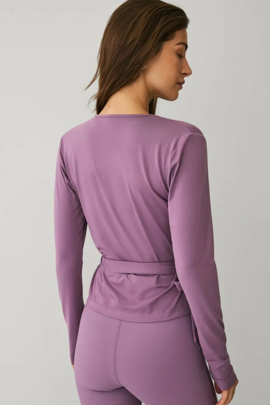 Ellos STUDIO Treningstopp Wrap Top Soft