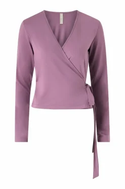 Ellos STUDIO Treningstopp Wrap Top Soft