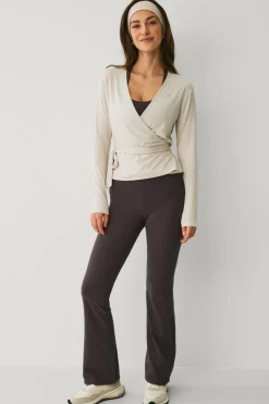 Ellos STUDIO Treningstopp Wrap Top Soft