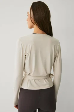 Ellos STUDIO Treningstopp Wrap Top Soft