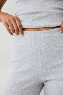 Ellos STUDIO Yogabukse Straight Leg Soft Rib