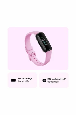 Fitbit Inspire 3, Black/Lilac Bliss