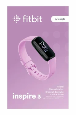 Fitbit Inspire 3, Black/Lilac Bliss