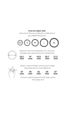 FITPADDY Smart ring med LCD-display XL