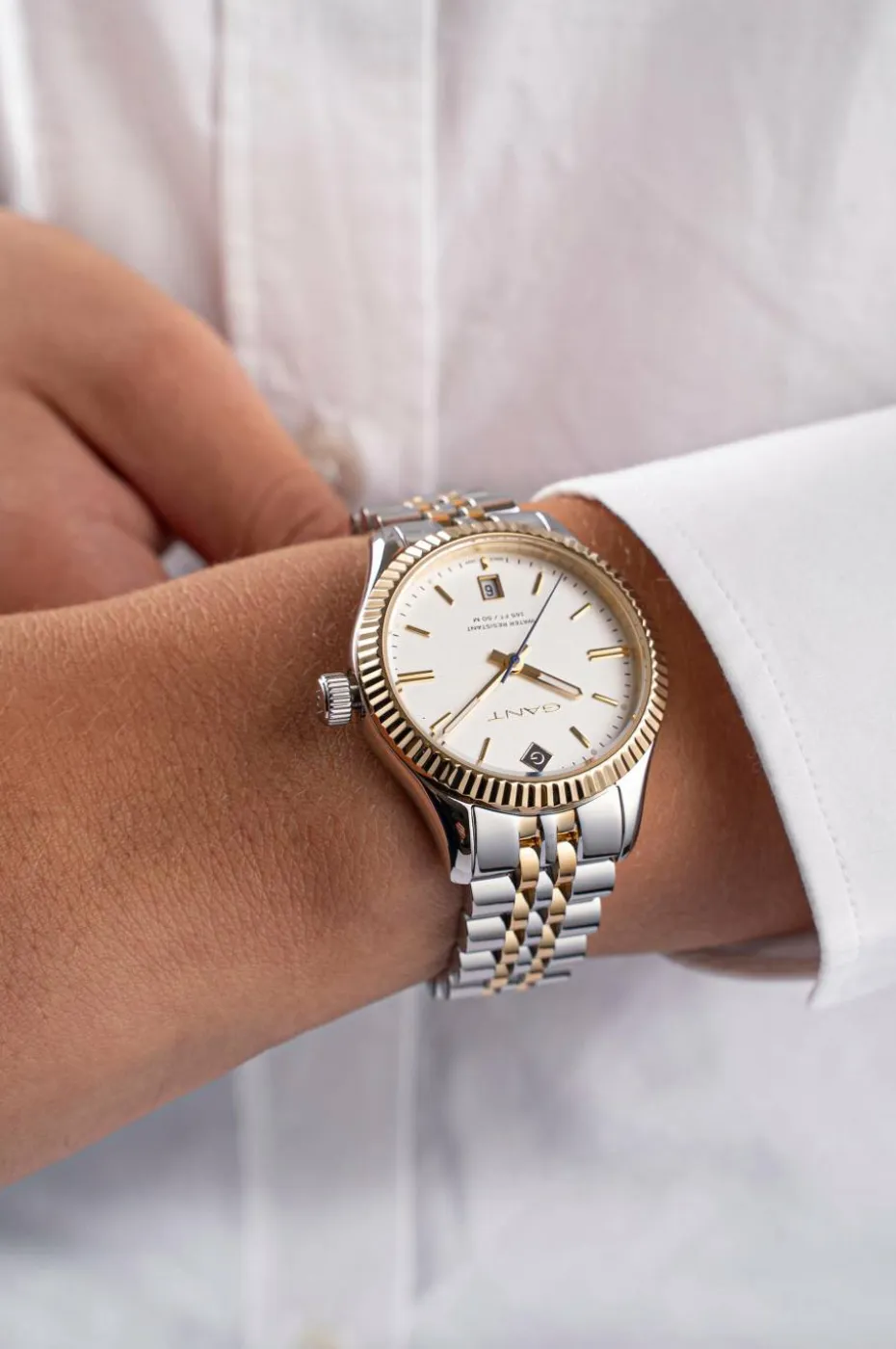 Gant Sussex BCG White/Gold and steel